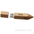 Regalo Chiavetta USB Matita in Legno 32GB